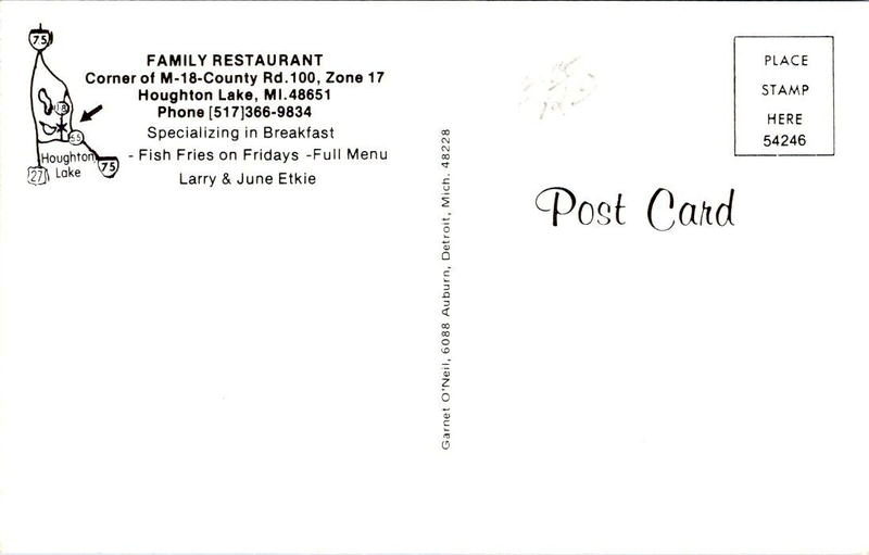 Randys Family Restaurant - Vintage Postcard (newer photo)